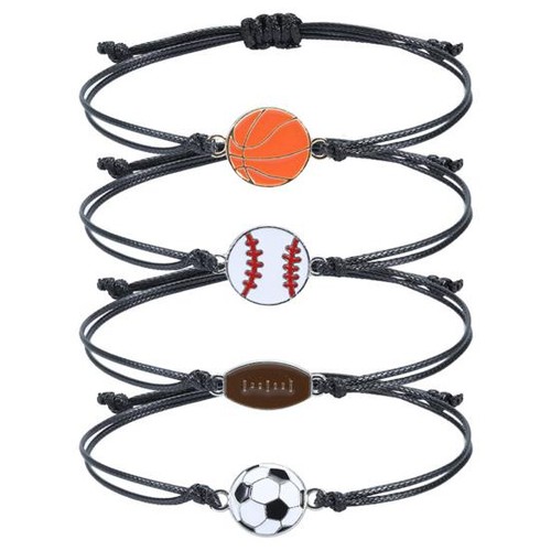 Baseball charm bracelets - 20,