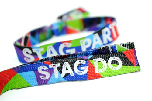 Stag party wristbands team - party, (team