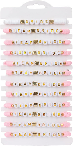 Team bride bracelets - team, hen