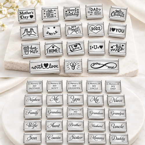Italian charms bracelet - italian,