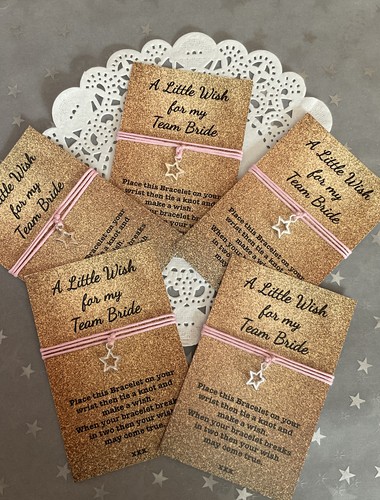 X10 wish bracelets team bride - team,