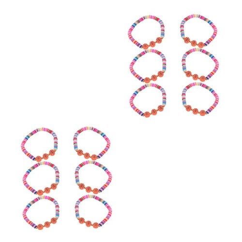 Basketball bracelets bulk set - basketball,