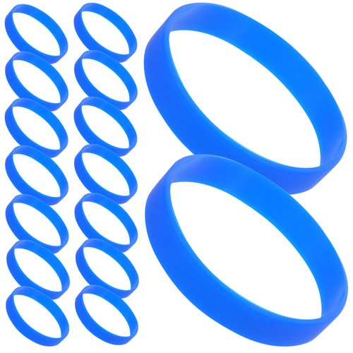 25pcs reusable blue silicone - blue,
