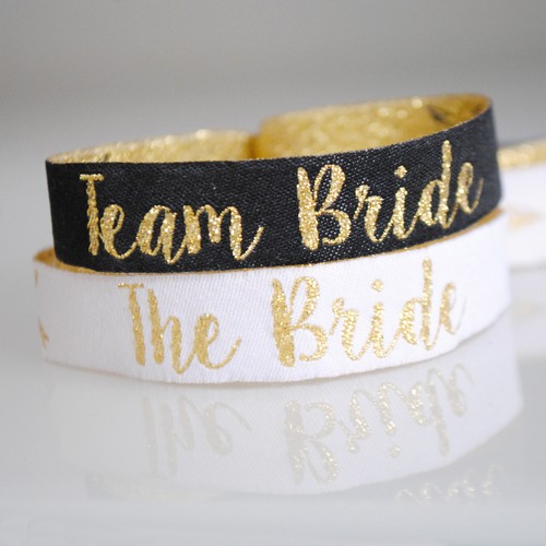 Team bride black gold hen - team, &