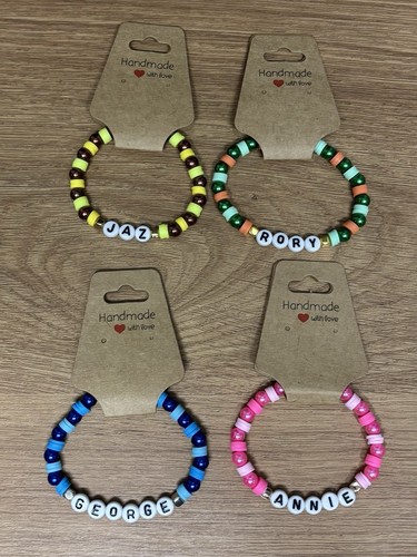 Clay pearl bead bracelets - clay/pearl,