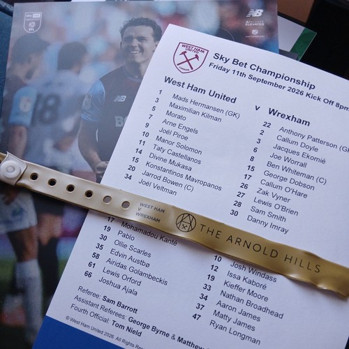 West ham united - united, wrexham