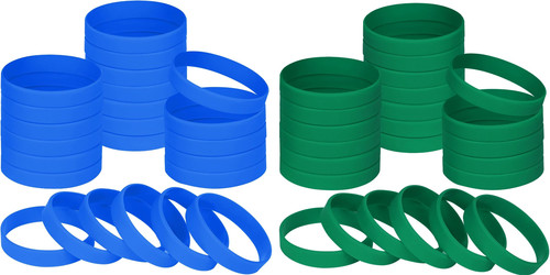 Silicone wristbands - 24,