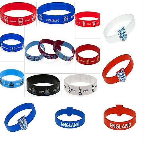 Football silicone wristband - silicone,