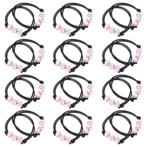 12pcs baseball party bracelets - 12pcs,
