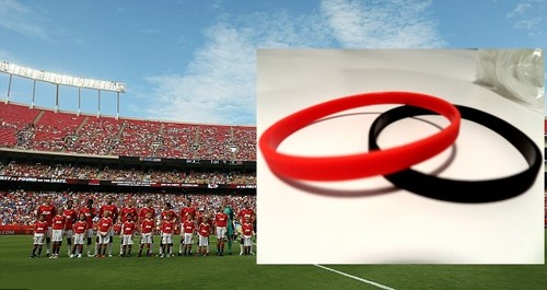 Thin football wristbands - thin,